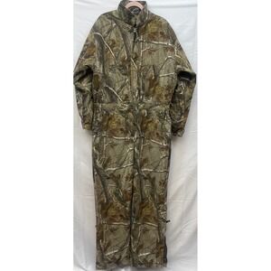 Game Winner Camo Coveralls Mens XL Insulated Hunting Full Zip One Piece